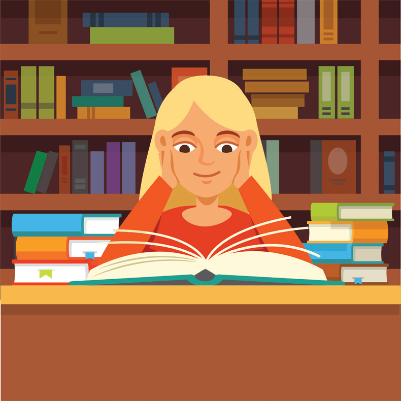 Lucy at the Library