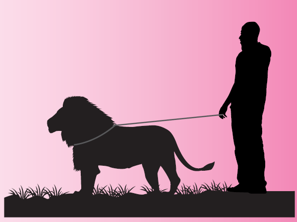 A MISERABLE SLAVE and THE LION