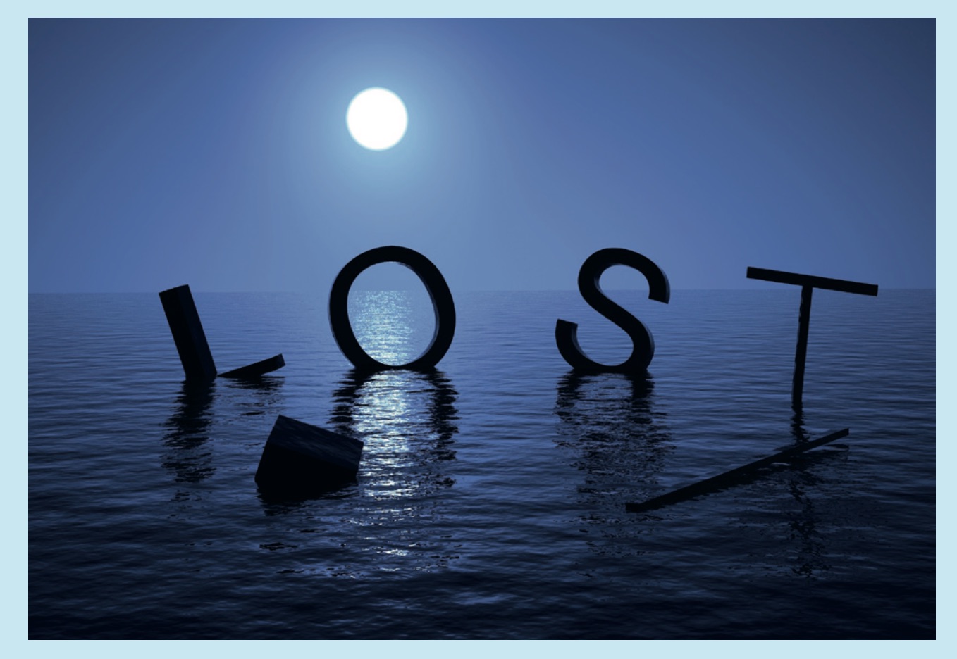 LOST AT SEA
