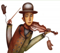 THE FIDDLER IN THE SUBWAY STATION