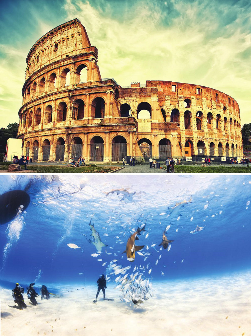 Italy-Rome & The Bahamas