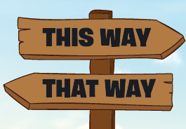 Go Here, Not There!