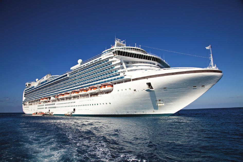 Fitness instructor on a cruise ship
