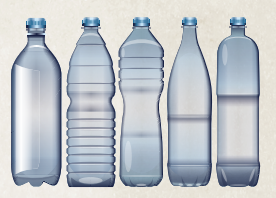 PLASTIC BOTTLES AND CLOTHES