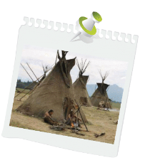 CUEBA, BRICK HOUSES, AND TEEPEES