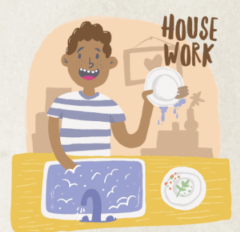 DAD DOES THE HOUSEWORK