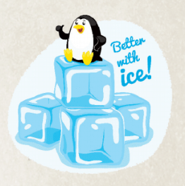 BLOCKS OF ICE INSTEAD OF AIR CONDITIONING