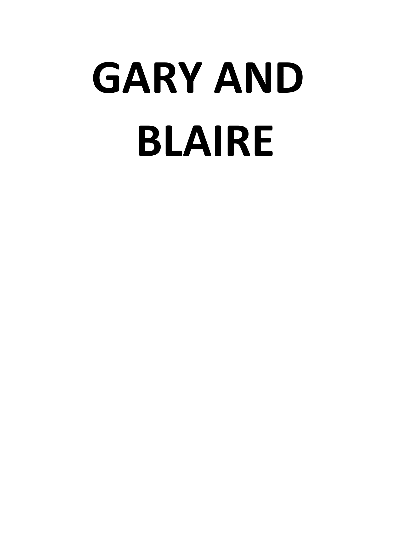 Gary And Blaire