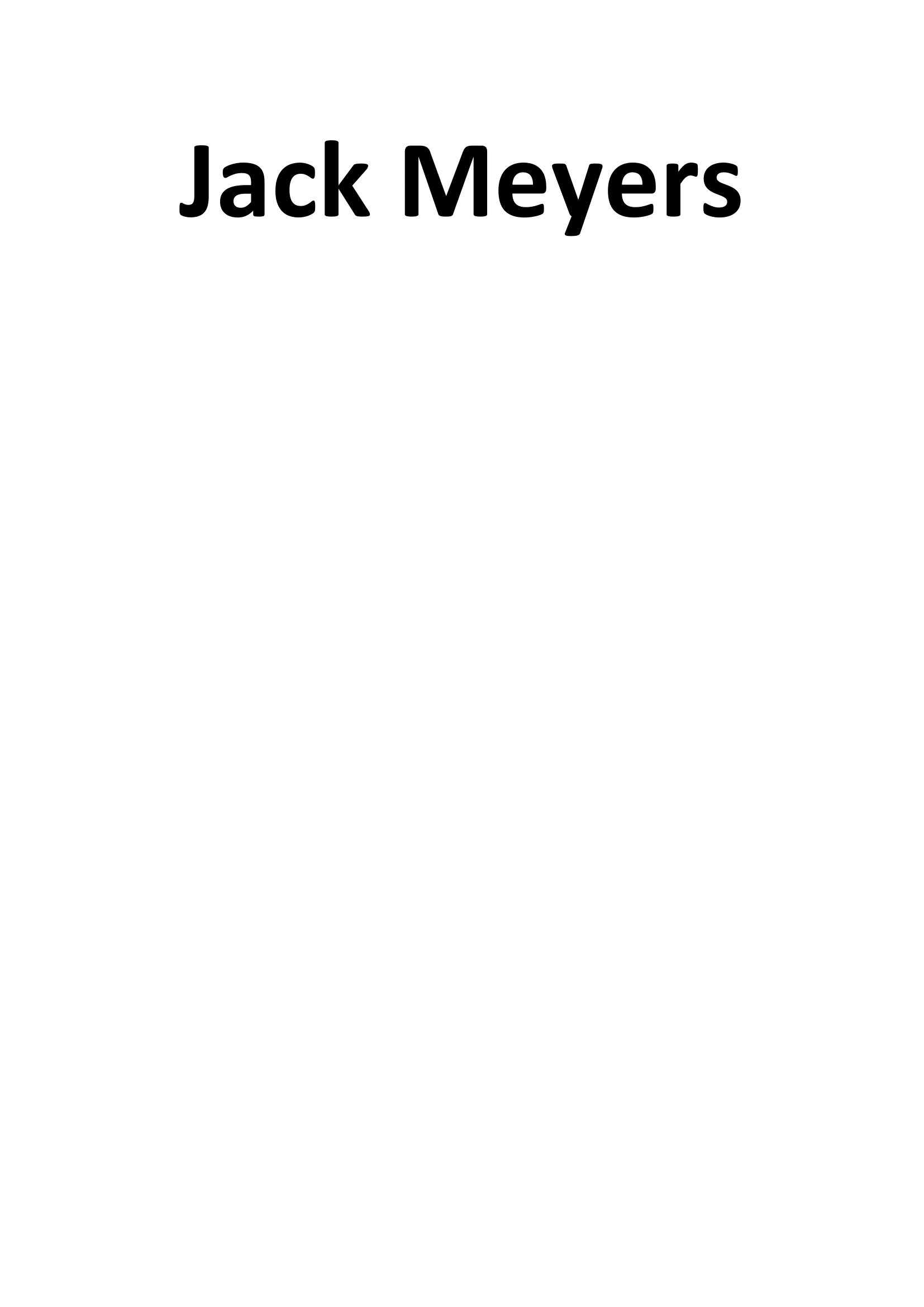 Jack Meyers