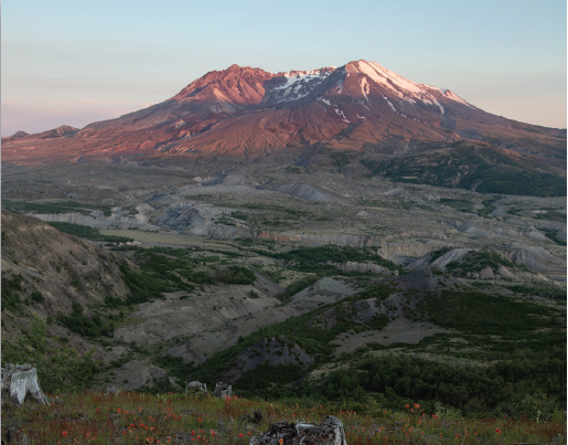 The eruption of St Helens