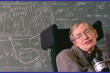 HAWKING : paralyzed body , but…bright brain !