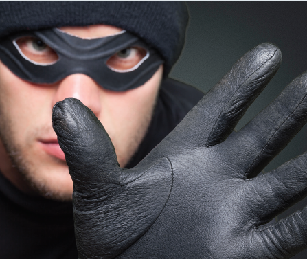 Mysterious burglary